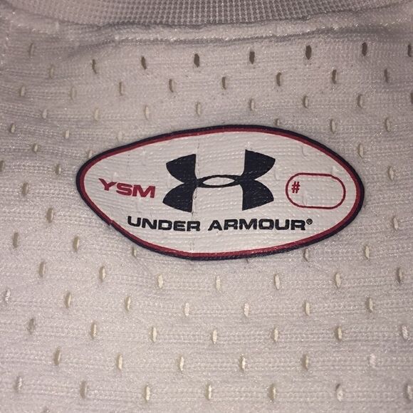 COPY - Under Armour Youth Small white jersey - Picture 4 of 7